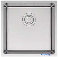 Кухонная мойка Paulmark Lassan 44 UNI LA44-BS (стальной/брашированная сталь) - фото