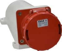 Розетка для электроплиты КЭАЗ 135 63А 6h 380AC 3P+PE+N IP67 241221 - фото, картинка Розетка для электроплиты КЭАЗ 135 63А 6h 380AC 3P+PE+N IP67 241221 - фото