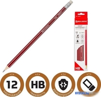 Набор простых карандашей BRAUBERG Ztx 180671 (12 шт.) - фото