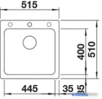 Кухонная мойка Blanco Naya 5 526582 (белый) - фото2