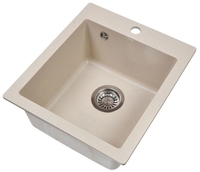 Кухонная мойка Wisent 420-30W (с сифоном GER013) - фото2