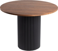 Кухонный стол Notta Барел 110 615170 (орех кантри/черный) - фото