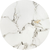 Журнальный столик Halmar Fatima (белый мрамор/черный) - фото2