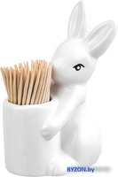 Подставка для зубочисток Elan Gallery Зайчик с зубочистками 350126 - фото