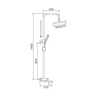 Душевая система Shevanik S6826H - фото2