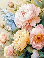 Алмазная мозаика Феникс+ Винтажные розы 70811 - фото