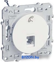 Розетка телефонная Schneider Electric Odace S52R497 - фото