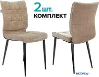 Стул Бюрократ KF-4 2 шт (песочный Light 21/черный) - фото