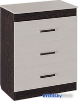 Комод Трия Со встроенной гладильной доской (венге цаво/дуб белфорт) - фото2, картинка2 Комод Трия Со встроенной гладильной доской (венге цаво/дуб белфорт) - фото2