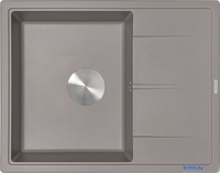 Кухонная мойка ZorG Rock 65 Premium alumetallic - фото2