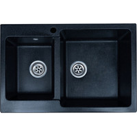 Кухонная мойка Granrus GR-770 K (черный) - фото