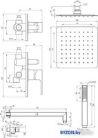 Душевая система Deante Savory NAC_09SP - фото2