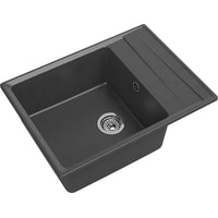 Кухонная мойка GranFest GF-LV-660L (графит) - фото