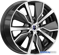 Литые диски K&K Гамбит (КС961) 16x6.5" 5x112мм DIA 57.1мм ET 38мм Алмаз черный - фото