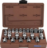Набор торцевых головок Ombra 953222 (22 предмета) - фото