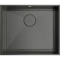 Кухонная мойка Omoikiri Kasen 53-INT GM (вороненая сталь) - фото