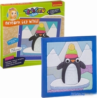 Набор для создания поделок/игрушек Bondibon Печворк без иглы. Пингвин ВВ2675 - фото