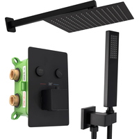 Душевая система Rea Fenix Davis Black REA-P6357 - фото