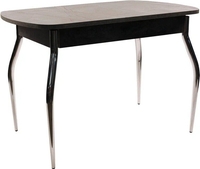 Кухонный стол ВВР Пластиковый 110x70 (каспий серый/изогнутое) - фото