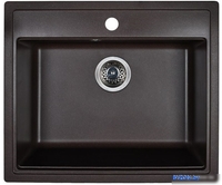 Кухонная мойка Wisent 600-27W (с сифоном GER013) - фото