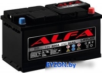 Автомобильный аккумулятор ALFA Hybrid 90 L (90 А·ч) - фото