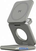 Беспроводное зарядное Magssory Fold Pro 3 в 1 WCH063 (титановый) - фото, картинка Беспроводное зарядное Magssory Fold Pro 3 в 1 WCH063 (титановый) - фото