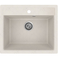 Кухонная мойка Practik PR-M 565-001 (белый камень) - фото