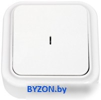 Выключатель Bylectrica Пралеска А1 10-214 (белый) - фото