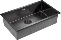 Кухонная мойка Paulmark PM217444-GM - фото2