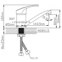 Смеситель Wisent WP45027-2 - фото2, картинка2 Смеситель Wisent WP45027-2 - фото2