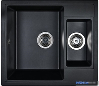 Кухонная мойка Wisent 580-25WQ (с сифоном GER011) - фото