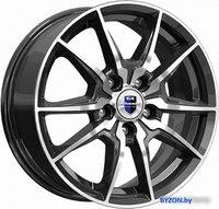 Литые диски K&K Адамар 16x6.5" 5x112мм DIA 57.1мм ET 46мм Алмаз черный - фото