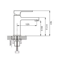 Смеситель Rose R1001-1 - фото2, картинка2 Смеситель Rose R1001-1 - фото2