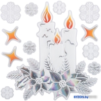 Наклейка на окно Волшебная страна Рождество 007829 - фото