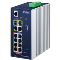 Управляемый коммутатор 2-го уровня PLANET IGS-4215-8P2T2S - фото