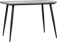 Кухонный стол ВВР Раздвижной пластиковый (лавант/бетон светлый/черный конус 110-150/70) - фото