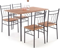 Кухонный стол Halmar Faust (дуб натуральный/черный) - фото