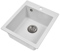 Кухонная мойка Wisent 420-28W (с сифоном GER013) - фото2