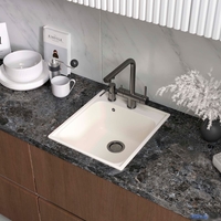 Кухонная мойка Reflexion Quadra RF0243WH - фото