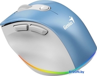 Мышь Genius Ergo 9000S Pro (голубой) - фото2