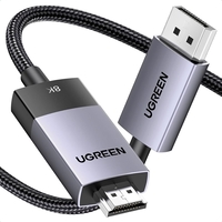 Кабель Ugreen DP115 80397 DisplayPort - HDMI (2 м, черный) - фото2