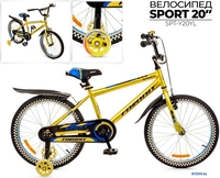 Детский велосипед Favorit Sport 20 SPT-Y20YL (желтый) - фото2