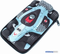 Пенал Darvish 3D Cars DV-LS701-1 (голубой) - фото2