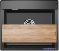 Кухонная мойка Granula ES-5804 (шварц) - фото