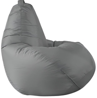 Кресло-мешок Mio Tesoro Груша XXXL GF-140x95-S (серебро) - фото