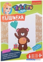 Набор для вышивания Bondibon Мишка на хлопковой канве ВВ1647 - фото