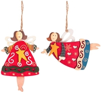 Елочная игрушка Darvish Ангел DV-C-296 (2 шт) - фото