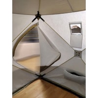 Палатка Следопыт КУБ 5 Premium (белый/оливковый) - фото2