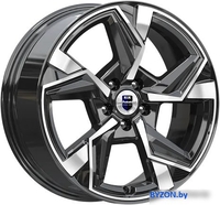 Литые диски K&K Кайан 18x7.5" 5x112мм DIA 66.6мм ET 46мм Алмаз черный - фото