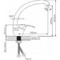 Смеситель Wisent WP59027 - фото2, картинка2 Смеситель Wisent WP59027 - фото2